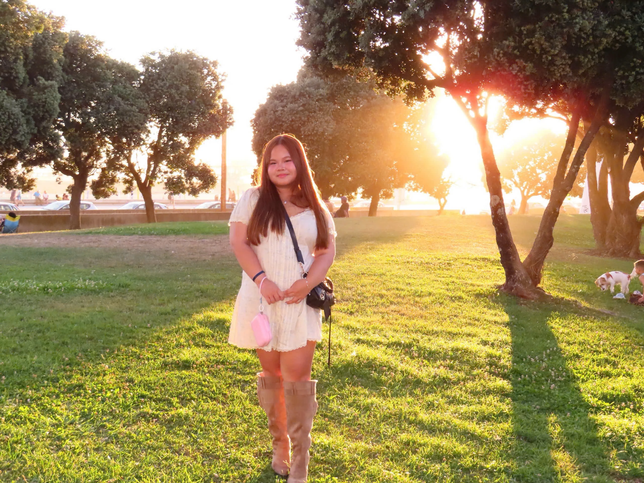 Hoang Nhien in a bright outdoor setting