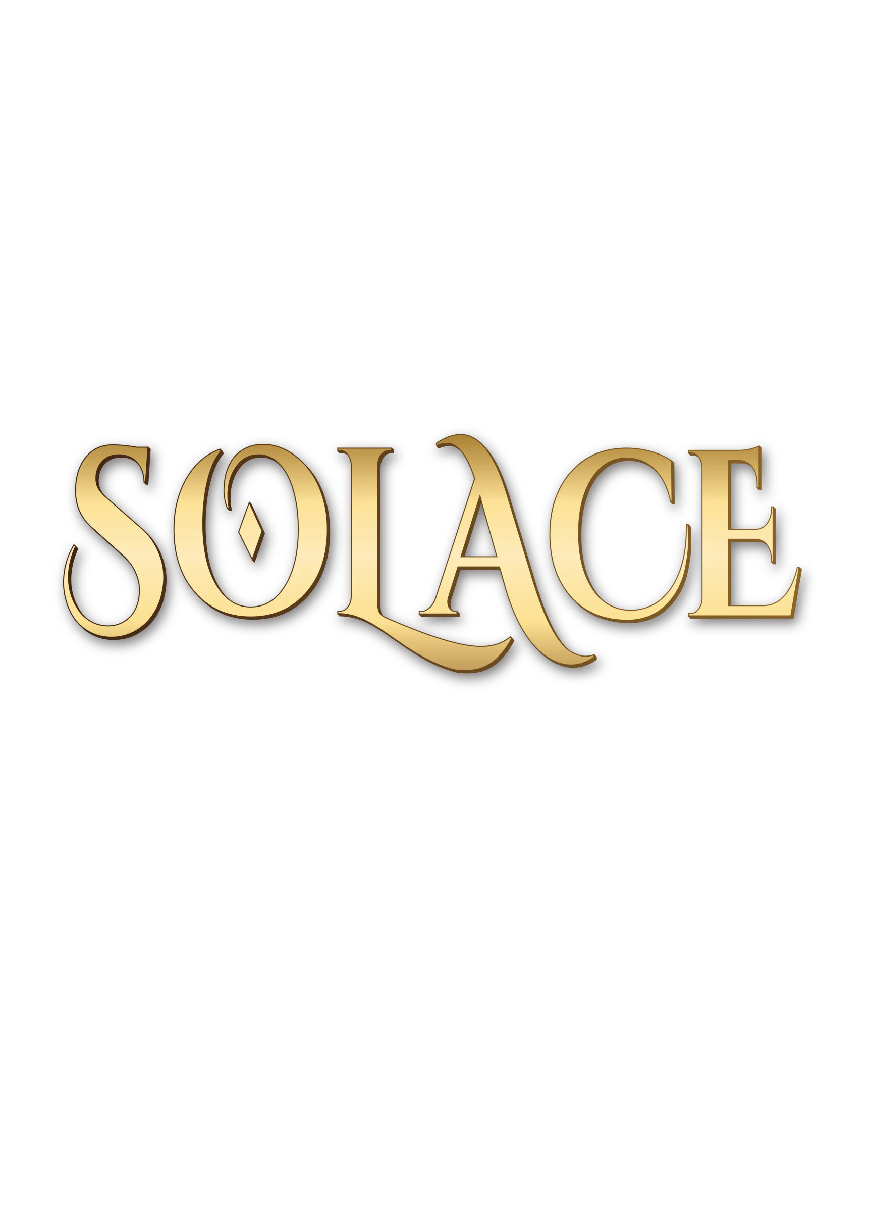 Solace gold wordmark